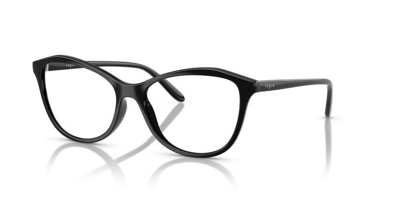 กรอบแว่นสายตา Vogue VO5602F-W44 Black Vogue VO5602F แว่นสายตาสีดำ ผู้หญิง