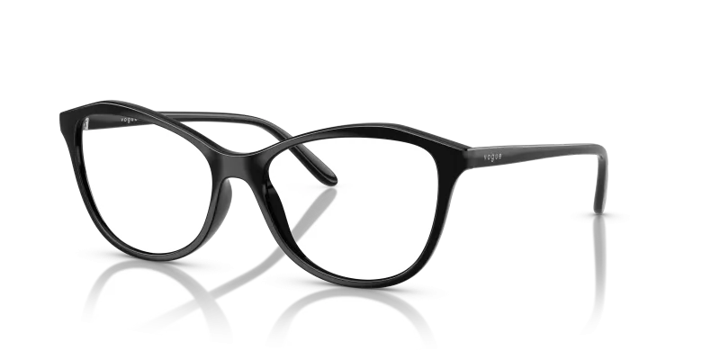 กรอบแว่นสายตา Vogue VO5602F-W44 Black Vogue VO5602F แว่นสายตาสีดำ ผู้หญิง