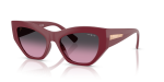 แว่นกันแดด Vogue VO5607S-287590 Full Cherry Violet Gradient Grey Vogue VO5607S 287590 แว่นกันแดดสีเชอร์รีเต็มกรอบ ทรงเรขาคณิต สำหรับผู้หญิง
