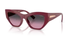 แว่นกันแดด Vogue VO5607S-287590 Full Cherry Violet Gradient Grey Vogue VO5607S 287590 แว่นกันแดดสีเชอร์รีเต็มกรอบ ทรงเรขาคณิต สำหรับผู้หญิง