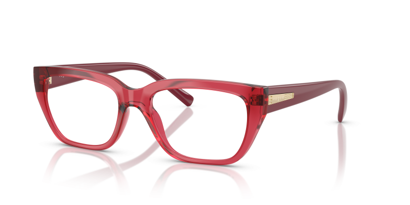 กรอบแว่นสายตา Vogue VO5609-3084 Transparent Cherry Vogue VO5609 3084 แว่นสายตาสีเชอร์รี่โปร่งใส สำหรับผู้หญิง