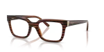 กรอบแว่นสายตา Vogue VO5611B-2571 Striped Brown Havana Vogue VO5611B 2571 แว่นสายตาลายน้ำตาลฮาวานา ผู้หญิง