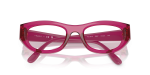 กรอบแว่นสายตา Vogue VO5615-2987 Transparent Fuchsia Vogue VO5615 2987 close-up ด้านหน้า