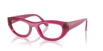 กรอบแว่นสายตา Vogue VO5615-2987 Transparent Fuchsia Vogue VO5615 2987 แว่นสายตาม่วงแดงโปร่งใส ผู้หญิง