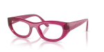 กรอบแว่นสายตา Vogue VO5615-2987 Transparent Fuchsia Vogue VO5615 2987 แว่นสายตาม่วงแดงโปร่งใส ผู้หญิง