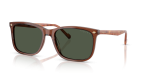 แว่นกันแดด Vogue VO5618S-32029A Transparent Brown Dark Green Polarized Vogue VO5618S 32029A แว่นกันแดดโพลาไรซ์น้ำตาลโปร่งใส สำหรับผู้ชาย