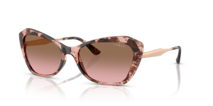 Vogue VO5626S-319914 แว่นกันแดดฮาวานากุหลาบเลนส์ไล่ระดับชมพูน้ำตาล ผู้หญิง