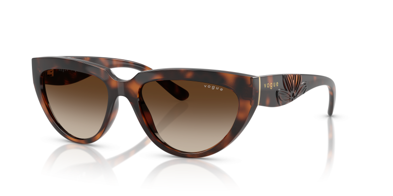แว่นกันแดด Vogue VO5629S-271813 Total Dark Havana Gradient Dark Brown Vogue VO5629S 271813 กรอบฮาวานาเข้มทั้งชุด