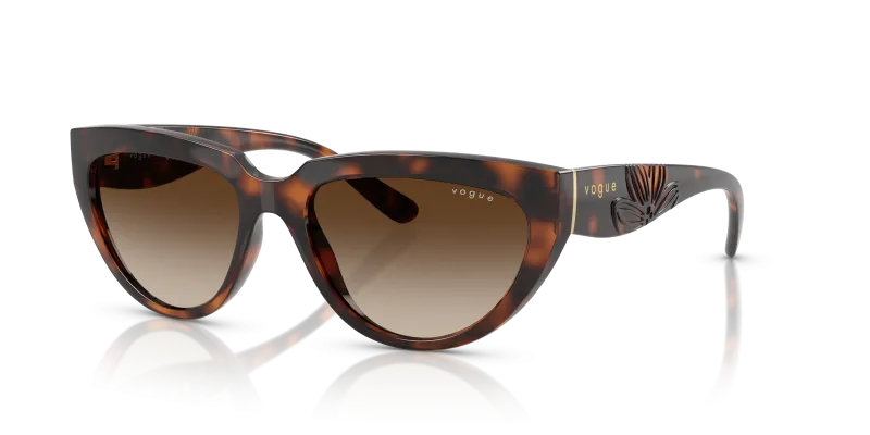 แว่นกันแดด Vogue VO5629S-271813 Total Dark Havana Gradient Dark Brown Vogue VO5629S 271813 กรอบฮาวานาเข้มทั้งชุด