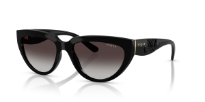 Vogue VO5629S W44/8G แว่นกันแดดดำขัดเงา สำหรับผู้หญิง