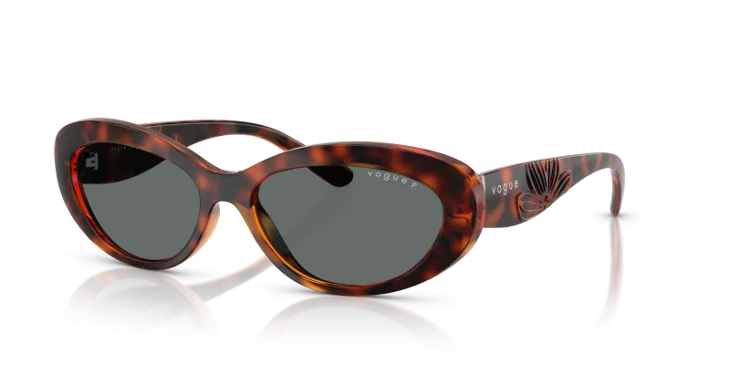แว่นกันแดด Vogue VO5630S-W65681 Dark Havana Polarized Vogue VO5630S W65681 แว่นกันแดดฮาวานาเข้มโพลาไรซ์