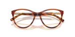 กรอบแว่นสายตา Vogue VO5631B-1508 Striped Dark Havana Vogue VO5631B 1508 close-up ด้านหน้า