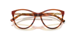 กรอบแว่นสายตา Vogue VO5631B-1508 Striped Dark Havana Vogue VO5631B 1508 close-up ด้านหน้า