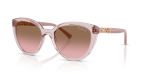 Vogue VO5634SB 282814 แว่นกันแดดสีชมพูโปร่งใส ทรงตาแมว สำหรับผู้หญิง