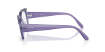 กรอบแว่นสายตา Vogue VO5636U-3223 Top Violet Transparent Violet แว่นสายตา Vogue VO5636U-3223 3223 มุมข้าง ขาแว่นม่วงโอปอล