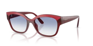 Vogue VO5638SU 322119 กรอบแดง เลนส์ฟ้าใสไล่ระดับ