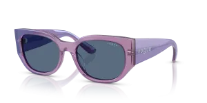Vogue VO5641SU 323680 แว่นกันแดดม่วงไข่มุกโปร่งใส ผู้หญิง