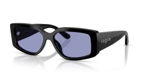 Vogue VO5642SU W44/76 แว่นกันแดดสีดำ เลนส์ม่วงเข้ม ทรงสี่เหลี่ยม สำหรับผู้หญิง