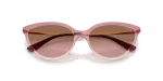 แว่นกันแดด Vogue VO5672S-325814 Gradient Pink Transparent Pink Vogue VO5672S-325814 close-up ด้านหน้า
