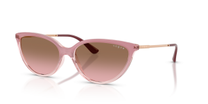 Vogue VO5672S-325814 แว่นกันแดดชมพูไล่ระดับโปร่งใส ผู้หญิง