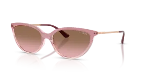 Vogue VO5672S-325814 แว่นกันแดดชมพูไล่ระดับโปร่งใส ผู้หญิง