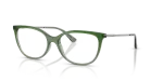 กรอบแว่นสายตา Vogue VO5673-3259 Gradient Green Transparent Green Vogue VO5673-3259 แว่นสายตาเขียวไล่ระดับ คานกันเมทัล ผู้หญิง