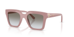 Vogue VO5690S 307411 แว่นกันแดดสีชมพูโบราณ สำหรับผู้หญิง