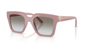 Vogue VO5690S 307411 แว่นกันแดดสีชมพูโบราณ สำหรับผู้หญิง