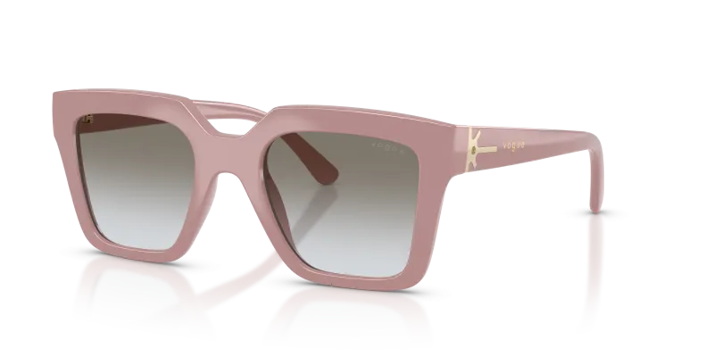 Vogue VO5690S 307411 แว่นกันแดดสีชมพูโบราณ สำหรับผู้หญิง