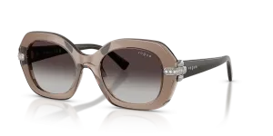 Vogue VO5706SB-29408G แว่นกันแดดน้ำตาลโปร่งใส เลนส์เทาไล่ระดับ ผู้หญิง