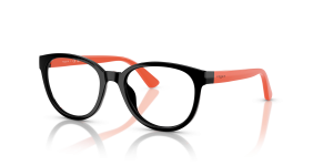 Vogue VY2029 W44 แว่นสายตาเด็กสีดำขาส้ม สำหรับเด็กผู้หญิง