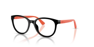 Vogue VY2029 W44 แว่นสายตาเด็กสีดำขาส้ม สำหรับเด็กผู้หญิง