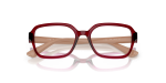 กรอบแว่นสายตา Vogue VY2032-3066 Transparent Dark Red Vogue VY2032 3066 close-up ด้านหน้า