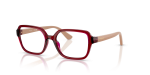 กรอบแว่นสายตา Vogue VY2032-3066 Transparent Dark Red Vogue VY2032 3066 แว่นสายตาสีแดงเข้มโปร่งใส เด็กทุกเพศ