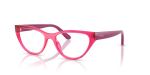 กรอบแว่นสายตา Vogue VY2035-3204 Transparent Fuchsia Vogue VY2035 3204 แว่นสายตาสีแดงม่วงโปร่งใส เด็กหญิง