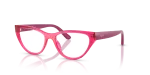 กรอบแว่นสายตา Vogue VY2035-3204 Transparent Fuchsia Vogue VY2035 3204 แว่นสายตาสีแดงม่วงโปร่งใส เด็กหญิง