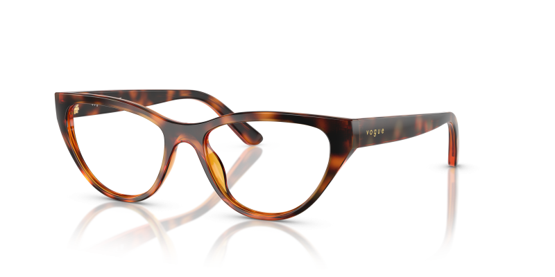 กรอบแว่นสายตา Vogue VY2035-W656 Dark Havana Vogue VY2035-W656 W656 แว่นสายตาเด็กฮาวานาเข้ม เด็กผู้หญิง