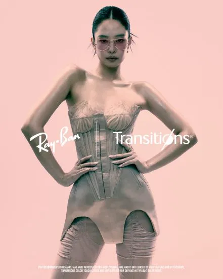 Jennie สวม Rayban RX6489 กับเลนส์ Transitions Color Touch