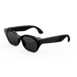 แว่น Meta Capri กรอบ Classic Black เลนส์ Clear to Grey Transitions มุมเฉียงซ้าย