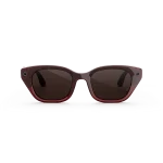 แว่น Meta Capri กรอบ Crimson เลนส์ Polarized Chocolate มุมหน้า