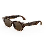 แว่น Meta Capri กรอบ Espresso Tortoise เลนส์ Polarized Brown มุมเฉียงซ้าย