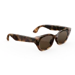 แว่น Meta Capri กรอบ Espresso Tortoise เลนส์ Polarized Brown มุมเฉียงขวา