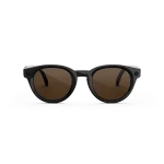 แว่น Meta Nova กรอบ Classic Black เลนส์ Brown มุมหน้า