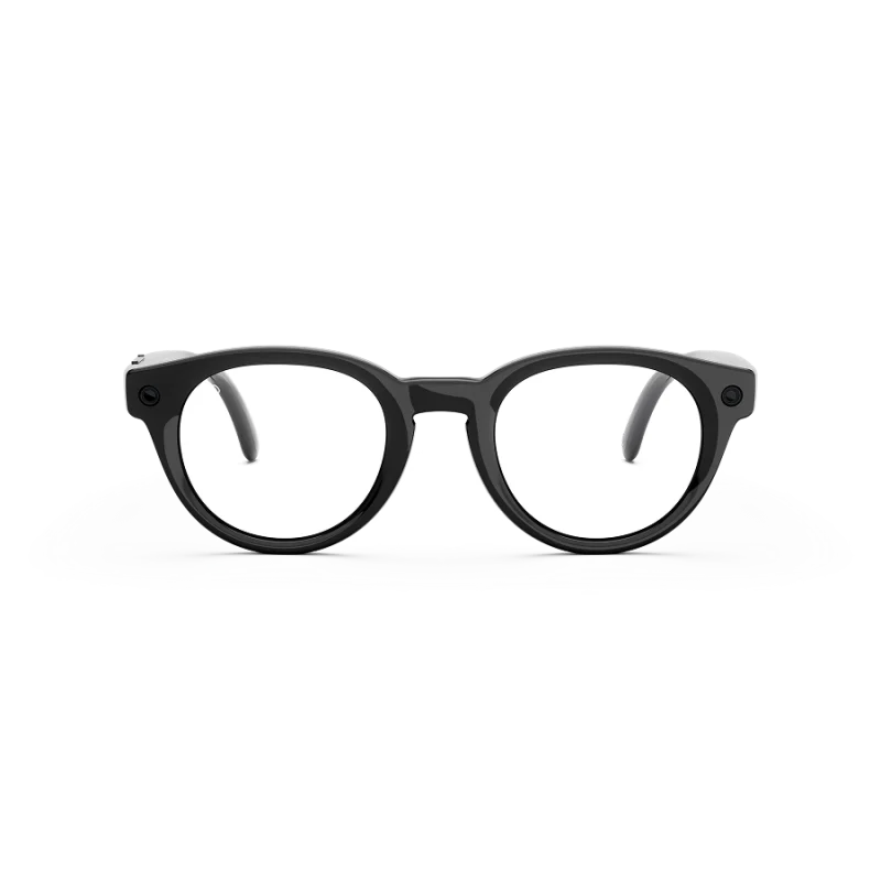 แว่น Meta Nova กรอบ Classic Black เลนส์ Clear มุมหน้า