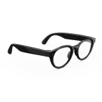 แว่น Meta Nova กรอบ Classic Black เลนส์ Clear มุมเฉียงขวา