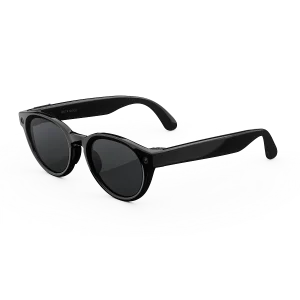 แว่น Meta Nova กรอบ Classic Black เลนส์ Polarized Grey มุมเฉียงซ้าย