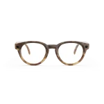 แว่น Meta Nova กรอบ Honey Tortoise เลนส์ Clear มุมหน้า