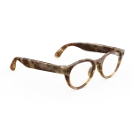 แว่น Meta Nova กรอบ Honey Tortoise เลนส์ Clear มุมเฉียงขวา