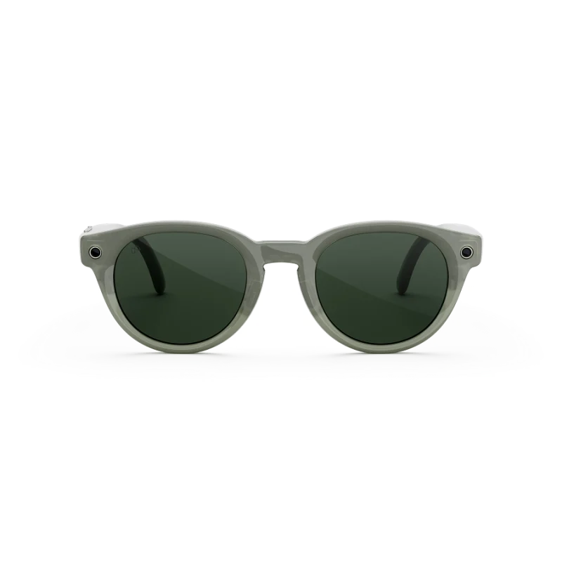 แว่น Meta Nova กรอบ Sage เลนส์ Clear to Emerald Transitions มุมหน้า