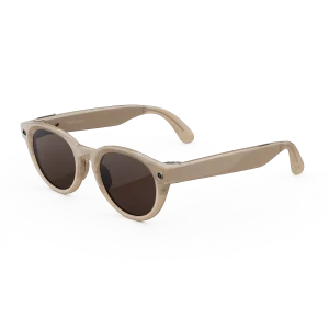 แว่น Meta Nova กรอบ Sandstone เลนส์ Chocolate มุมเฉียงซ้าย